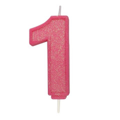 Culpitt Cijferkaars #1 Roze met Glitter