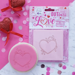 Sweet Stamp Outboss Heart Floral Frame