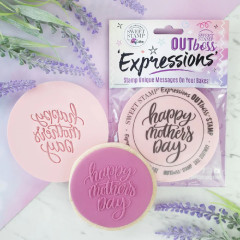 Sweet Stamp Outboss Elegant Happy Mothers Day